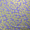 Purple Strecth Jacquard Brocade för klänning